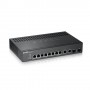 SWITCH ZYXEL GS2220-10-EU0101F 8P Gigabi t +2P (RJ-45/SFP) , IPv6, VLAN, Rack Managed Layer 2+ Fanless