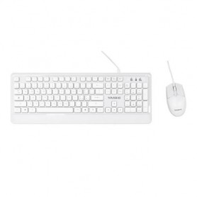 Yashi Professional Multimedia Soft Keybo ard & Mouse USB KIT White - MY536