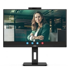 MONITOR AOC LED 27" Wide Q27P3CW IPS 256 0x1440 4ms 350cd/mq 20.000.000:1 2x5W MM WEBCAM PIVOT Reg.H 2HDMI DP USB-C Docki