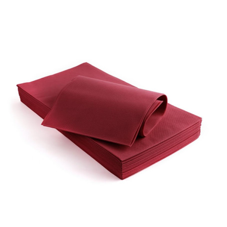 TOVAGLIE PIEG. TNT BORDEAUX 100X100 PZ25 