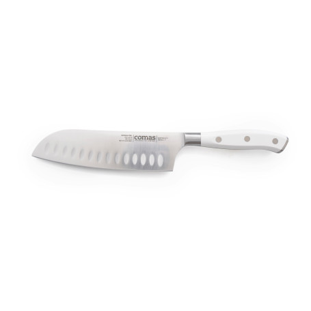 COLTELLO SANTOKU MM 180 BIANCO ABS 