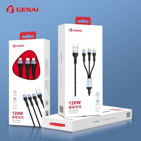 GENAI CAVO USB 3 IN 1 