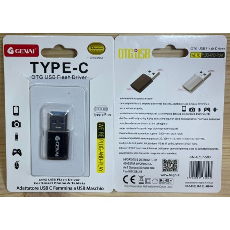GENAI ADATTATORE TYPE-C -- USB 