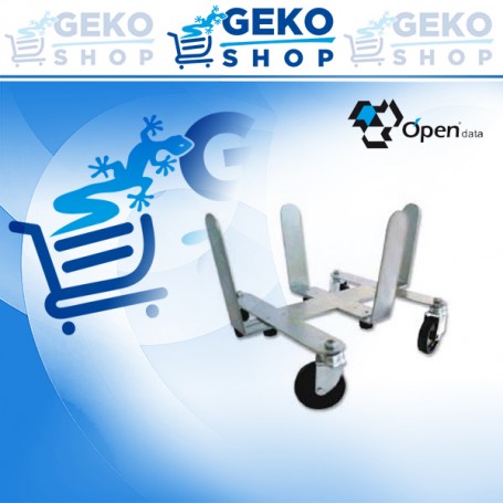 JOKER PORTA CESTI C/RUOTE IN METALLO PORTATA MAX 65KG