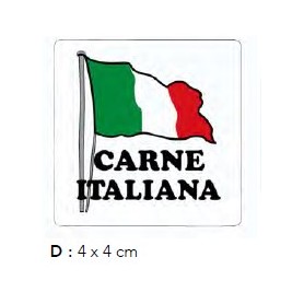 CARNE ITALIANA ETICH. DIAM.40 PZ.1000 