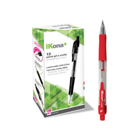 PENNA GEL INK A SCATTO ROSSO 