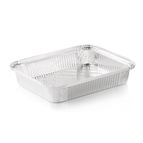 100 VASCH. ALLUMINIO 4 PORZIONI BORDO L 