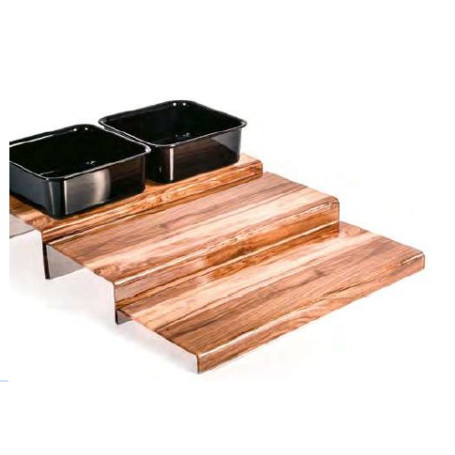 ALZATA PIEGATA 49X20 H9CM EFFETTO LEGNO 