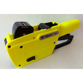 PREZZATRICE OPEN C6 GIALLO FLUO 26X12 