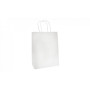 SHOPPERS CARTA BIANCA 28+20X31 CF.25 MANICO CORDA GR.100