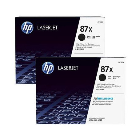 HP  M506 MFC M527 TONER 2 X 18K CF287X 