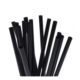 CANNUCCE NERE RIUTILIZZABILI 21 CM PEZZI 1000