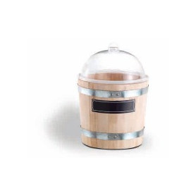 CONTENITORE BARILE 10LT CON COPERCHIO DIAM. 33 X H 25CM