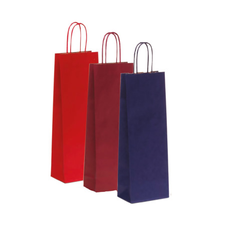 SHOPPER CARTA BOTTIGLIA 12+9X40 BORDEAUX 