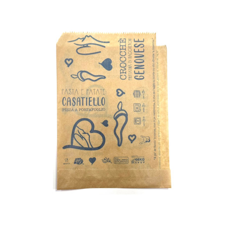 SACCHETTO APERTO SU DUE LATI 16X20 NAPOLI STYLE PEZZI 1500