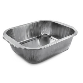 VASCHETTA ALLUMINIO NUDO 6 PORZIONI SMOOTHWALL AS222040 CF.50