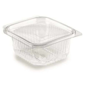 CONTENITORE RETTANGOLARE PET 500CC CF100 
