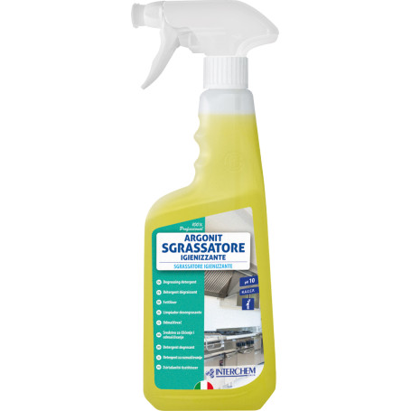 ARGONIT SGRASSATORE LT 0,75 CONFEZIONE DA 6 + 1 SPRAY