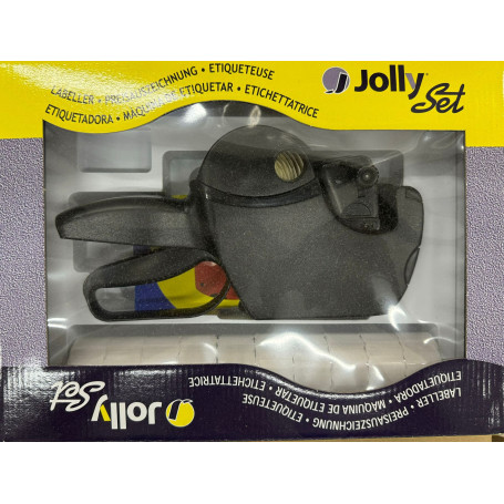 PREZZATRICE JOLLY 6 NERO SET + 10 ROTOLI 