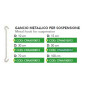 GANCIO METALLICO SOSPENSIONE H30 