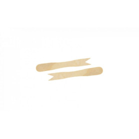 FORCHETTINA LEGNO 120 MM DUE PUNTE CONFEZIONE DA 1000 PEZZI