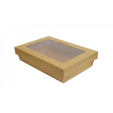 BOX ALIMENTI CON FINESTRA 163X163H50 CONF. 30 PEZZI