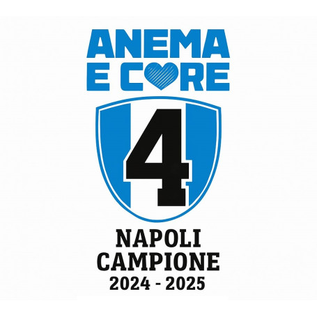 TERM.MM. 80 X 80 M GR.55 OML ROT. 50 STAMPA "NAPOLI CAMPIONE"   4664