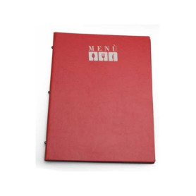 PORTA MENU SMALL 23 X 33 ROSSO 