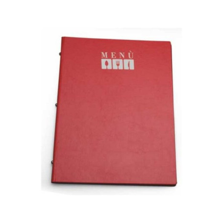 PORTA MENU SMALL 23 X 33 ROSSO 