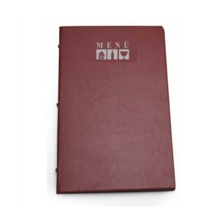 PORTA MENU SMALL 23 X 33 MARRONE 