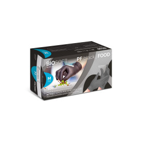 GUANTI NITRILE NERO XL PZ.100 