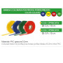 BANDA COLORATA IN PVC 3.9X100MT GIALLO 