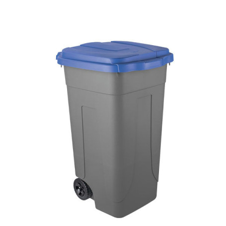 CONTENITORE MOBILE 80LT GRIGIO-BLU 