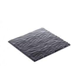 VASSOIO QUADR. MELANINA EFFETTO ARDESIA 325X325X9