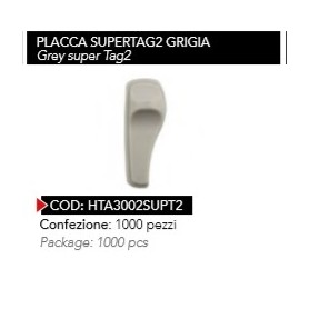 PLACCA SUPERTAG2 GRIGIA 