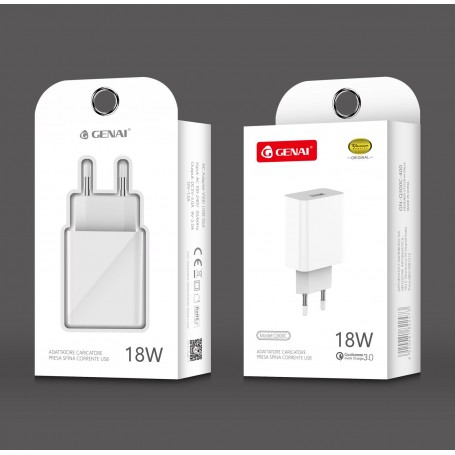 GENAI ADATTATORE PRESA 18W 3.0 