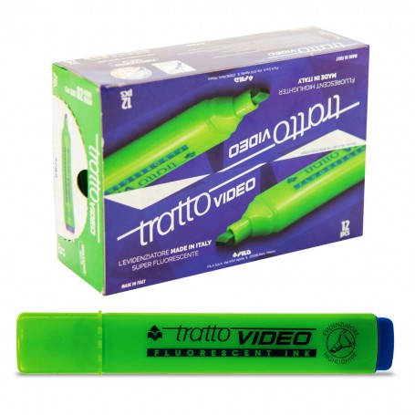EVIDENZIATORE TRATTO VIDEO VERDE CF.12 