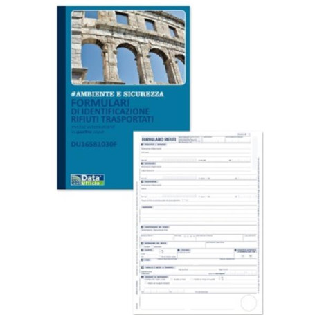 FORMULARIO IDENTIFICAZIONE RIFIUTI 25X4 
