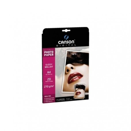 CANSON GLOSSY A4 270 GR. FG.20+10 