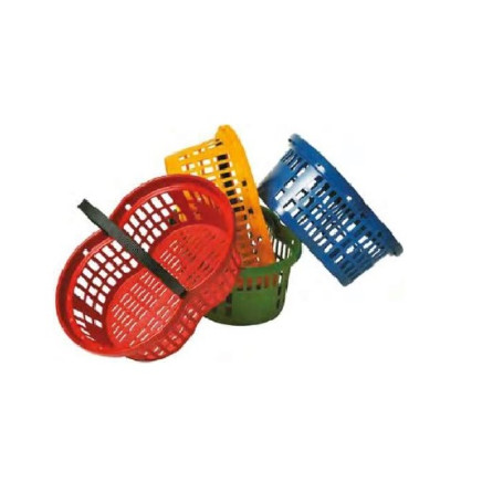 CESTO SPESA 27 LITRI VERDE 2 MANICI 