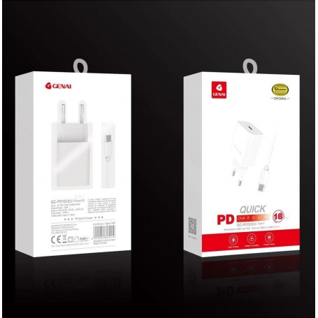 GENAI CARICATORE + USB-C A LIGHTING 