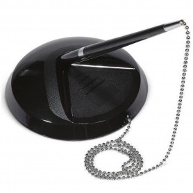 PENNA CON CATENELLA E BASE ADESIVA 