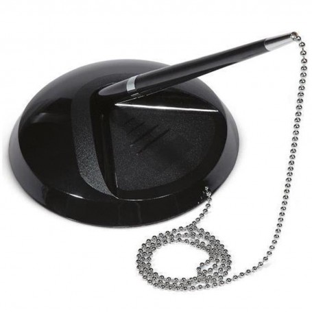 PENNA CON CATENELLA E BASE ADESIVA 