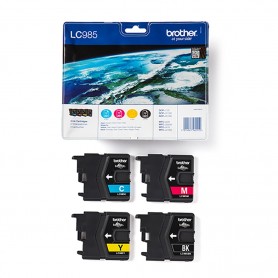 BROTHER LC985 KIT BK+C+M+Y 