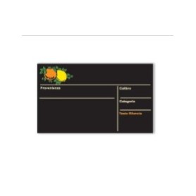 SEGNAPREZZI LAVAGNA FRUTTA A6 + MOLLETTA + ASTA 5CM + PZ.25