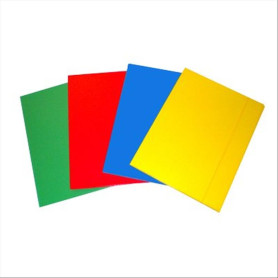 CARTELLINA C/ELASTICO ARANCIO CF. 10 