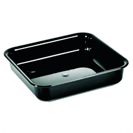 VASSOIO 22X22X3.5H A6 PPMA NERO 220 X 220 X H35