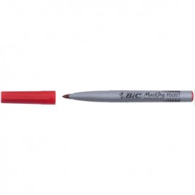 MARKER BIC POCKET ROSSO 1.1 MEDIUM CF.12 