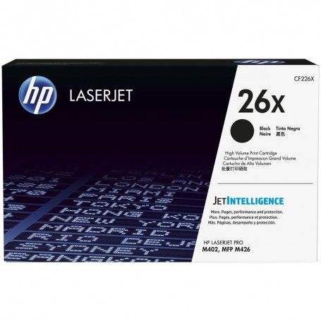 HP 26X HIGH YIELD BLACK LASER TONER 