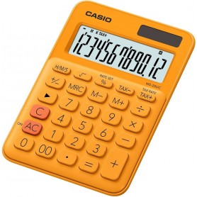 CASIO MS-20UC CALCOLATRICE ARANCIO 